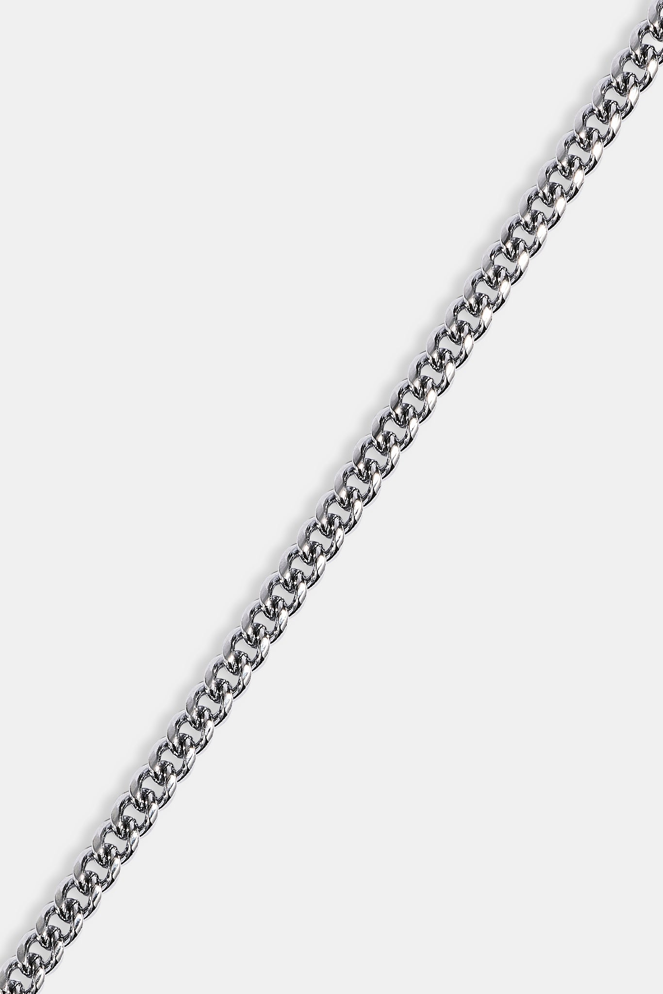 Miami Cuban Armband – 3,5 mm – Weiß
