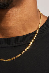 Miami Cuban Kette - 3,5mm - Gold