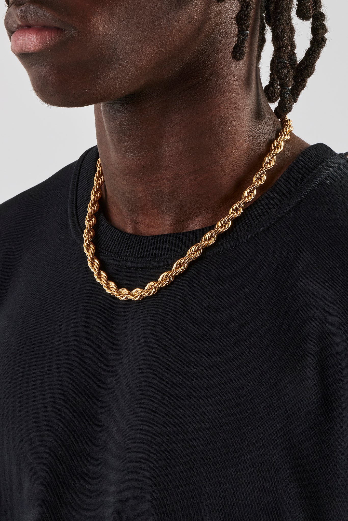 7mm Rope Chain - Gold | Mens Chains | Shop Rope Chains at CERNUCCI.COM ...