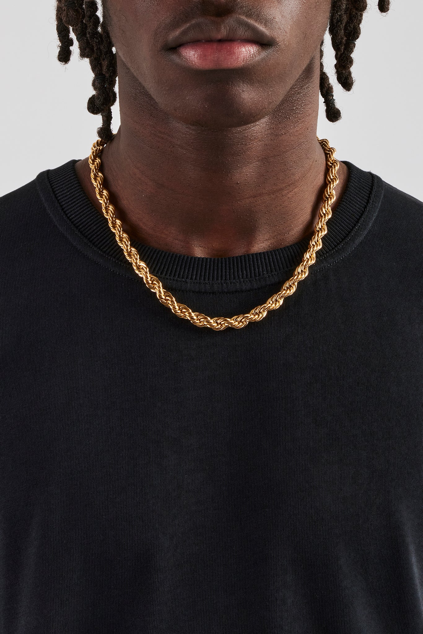 Mens Rope Chains | Mens Silver & Gold Rope Chain – Cernucci