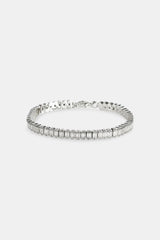 Iced Baguette Stone Tennis Bracelet - 6mm