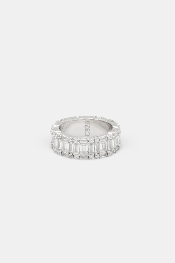 Iced Baguette Tennis Ring