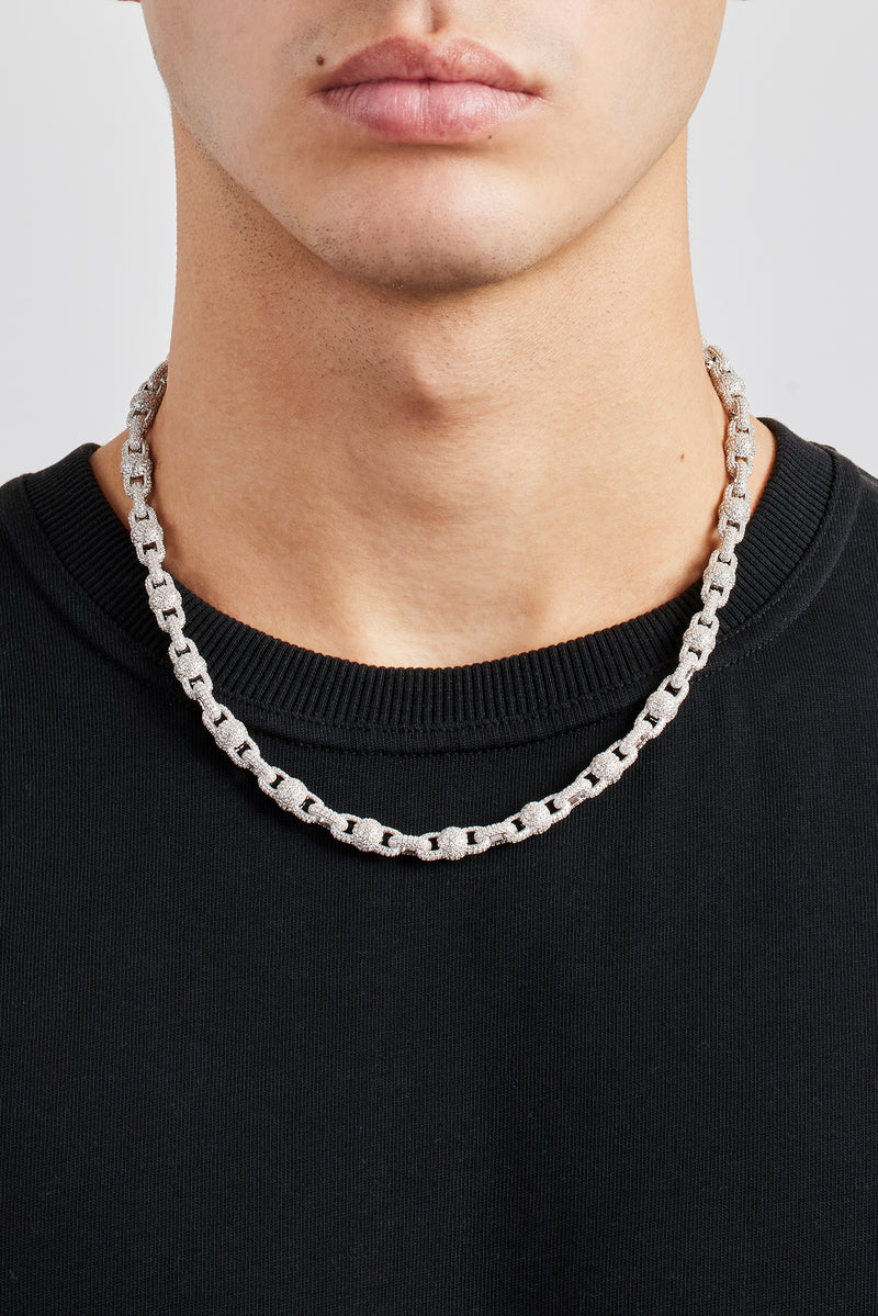 Iced Ball Link Chain - 8mm