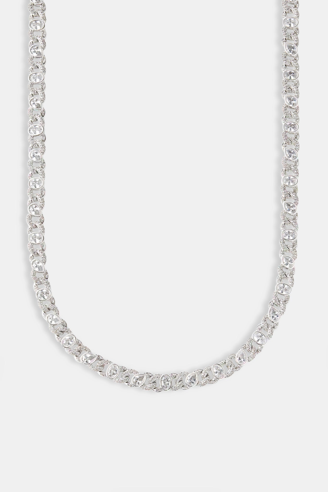 Iced Cuban Gemstone Link Chain - 8mm