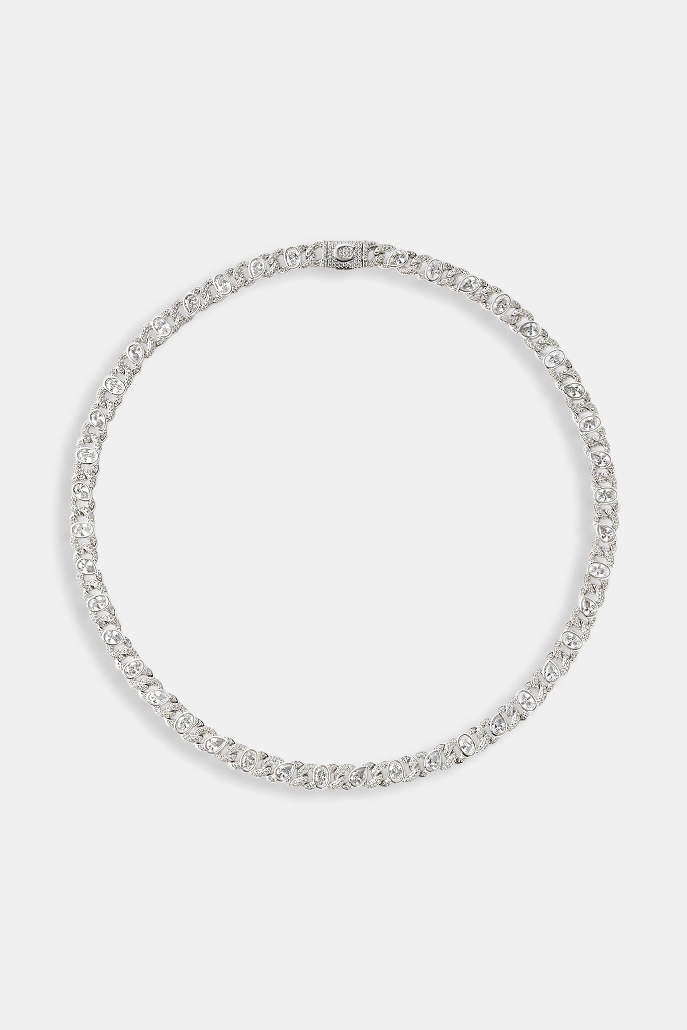 Iced Cuban Gemstone Link Chain - 8mm