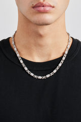 Iced Clear Baguette Stone Infinity Link Chain - 6mm