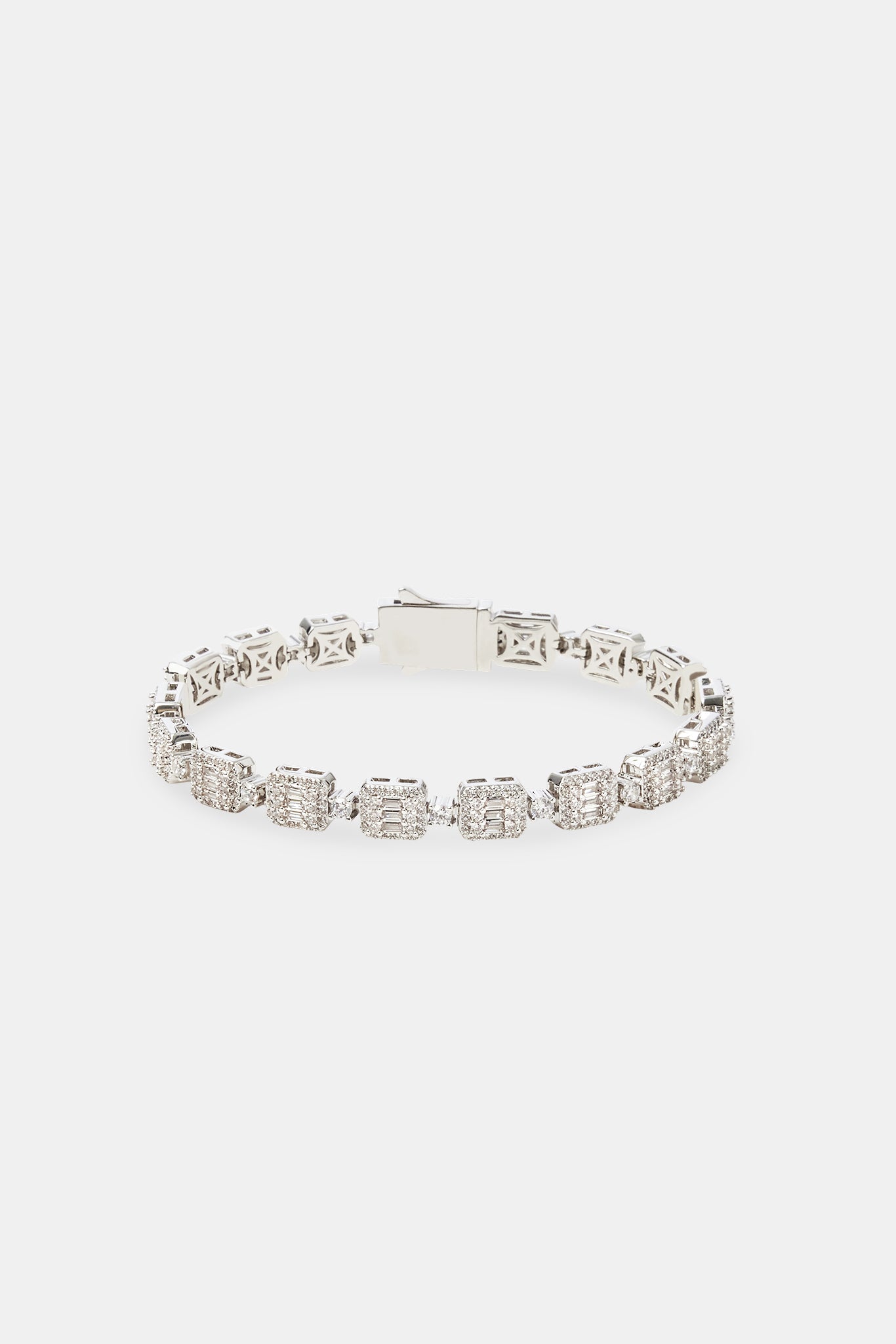Iced Baguette Cluster Armband