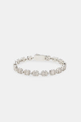 Iced Baguette Cluster Armband