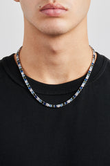 Iced Blue Ombre Tennis Chain - 5mm