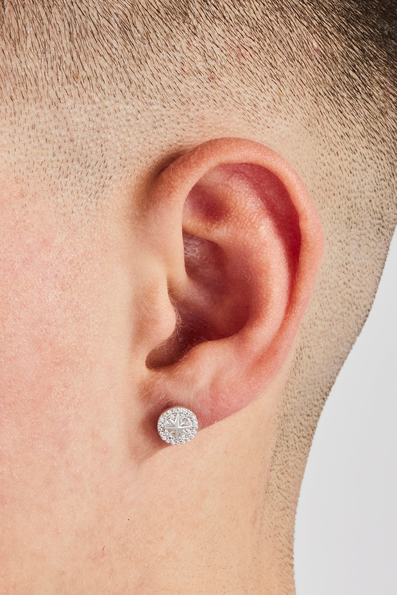 Ohrstecker mit Eiskompass – 8 mm