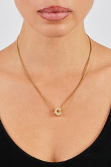 Iced Letter Pendant - 12mm