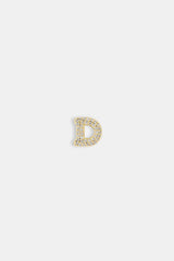 Iced Letter Pendant - 12mm