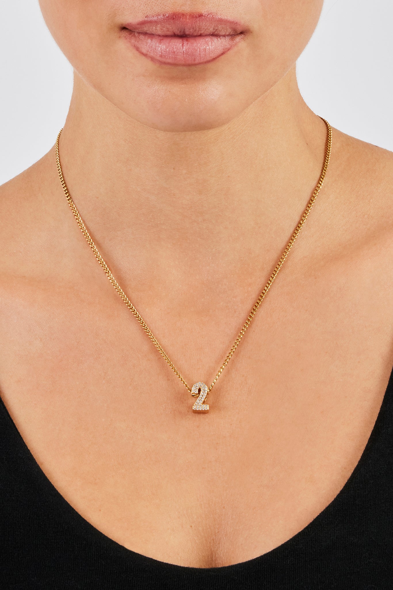 Eisiger Zahlenanhänger - 12mm