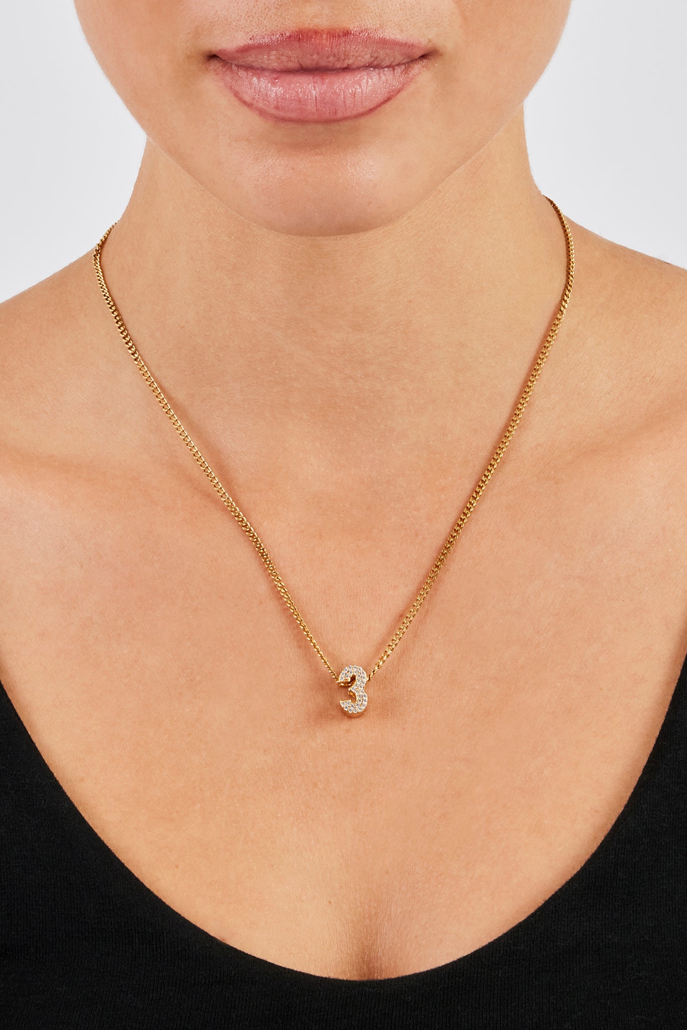 Eisiger Zahlenanhänger - 12mm