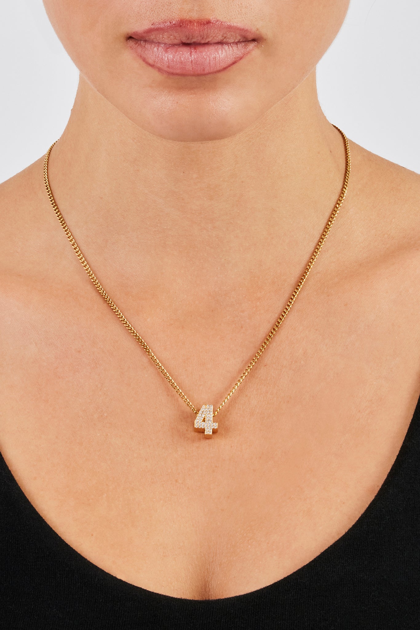 Eisiger Zahlenanhänger - 12mm