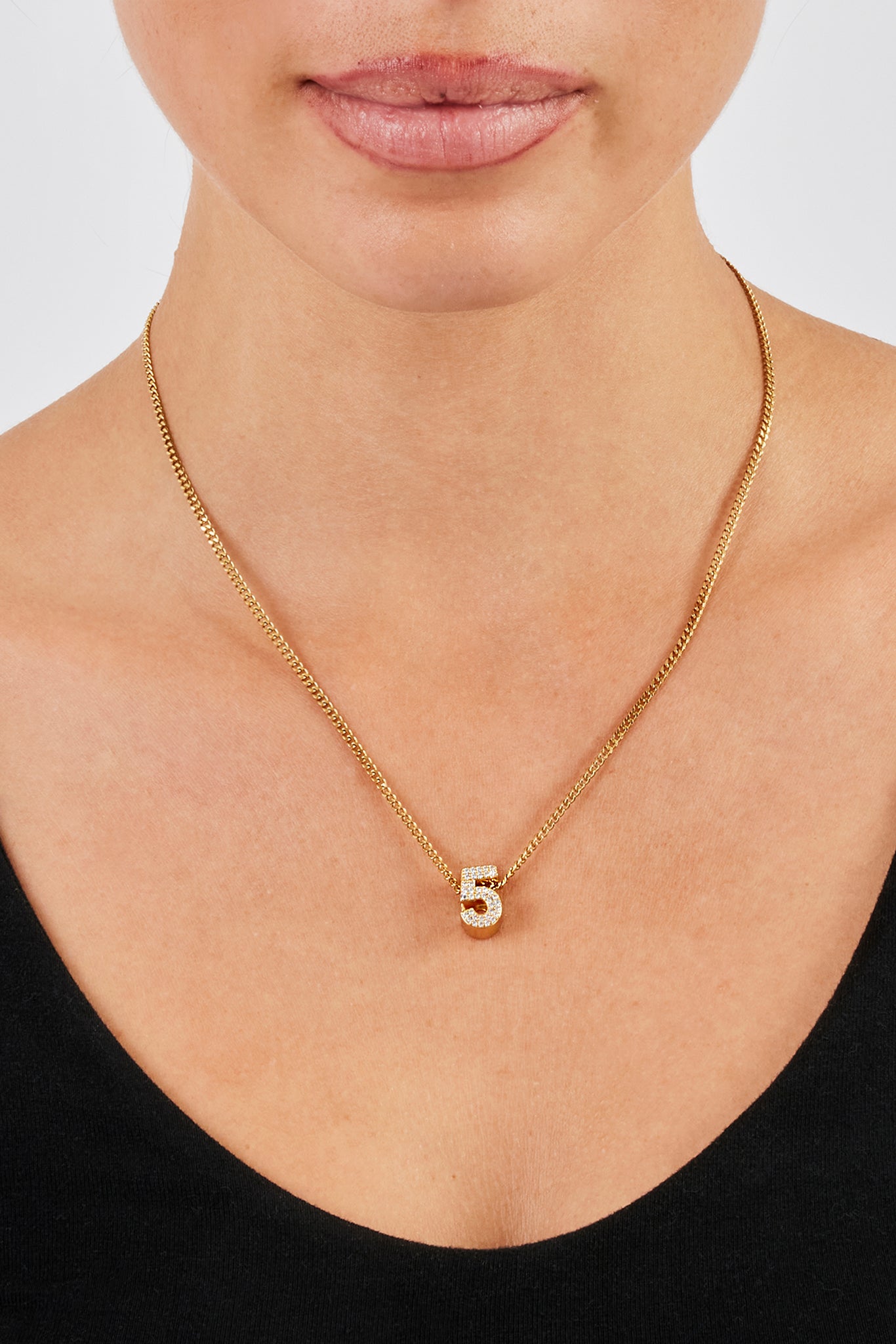 Eisiger Zahlenanhänger - 12mm