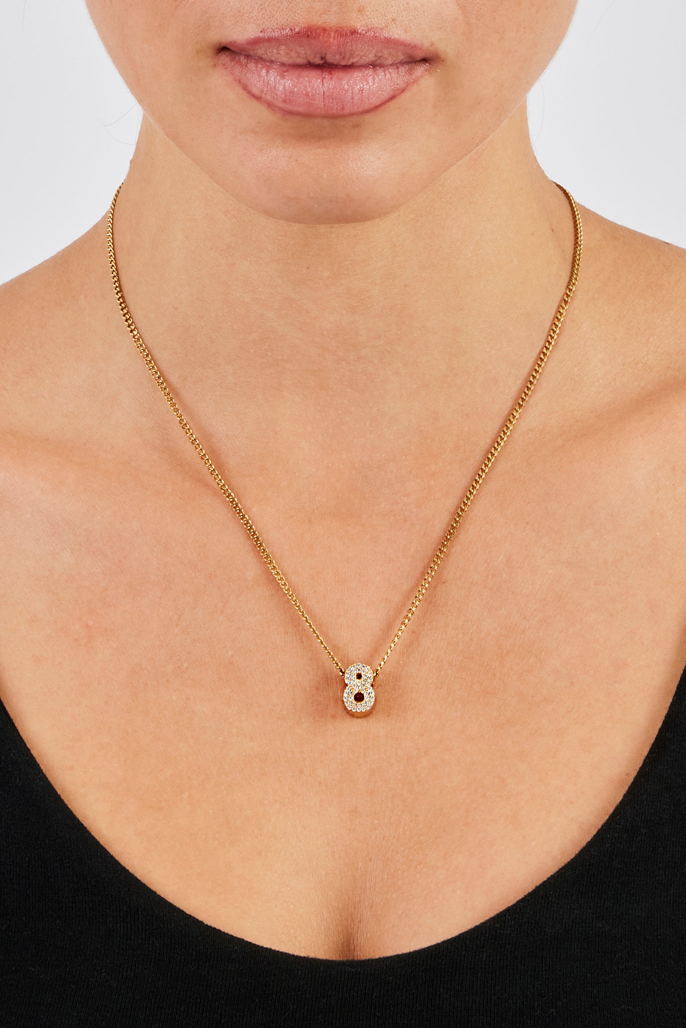 Eisiger Zahlenanhänger - 12mm