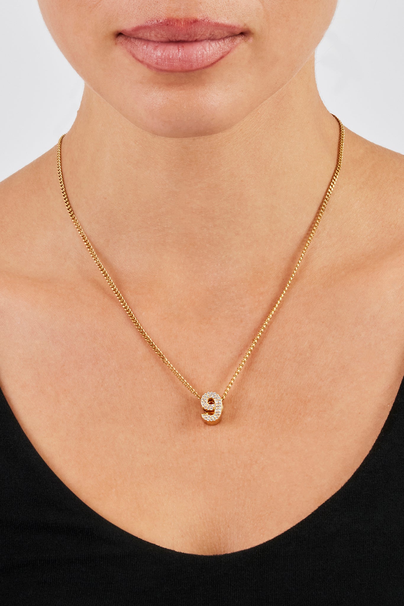 Eisiger Zahlenanhänger - 12mm