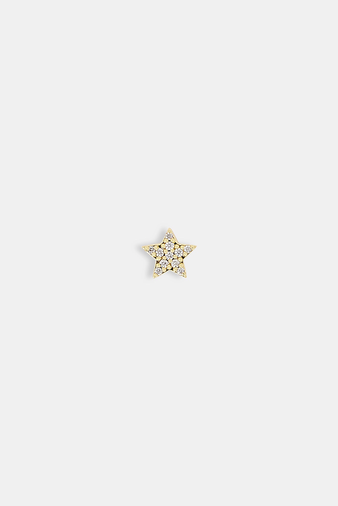 Iced Star Charm - 6mm