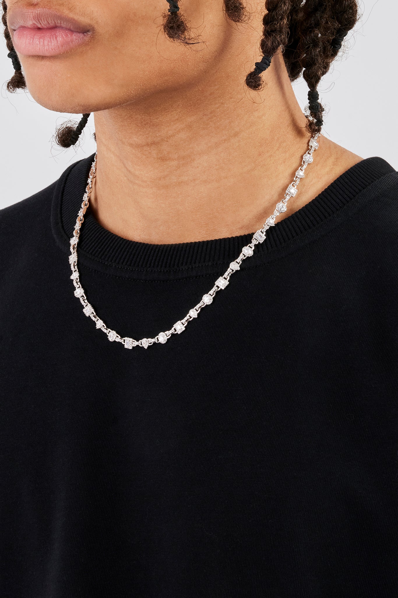 Iced Gemstone Infinity Link Chain - 6mm | Mens Chains | Shop Essential ...