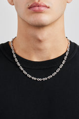 Iced Infinity Link Chain - 6mm