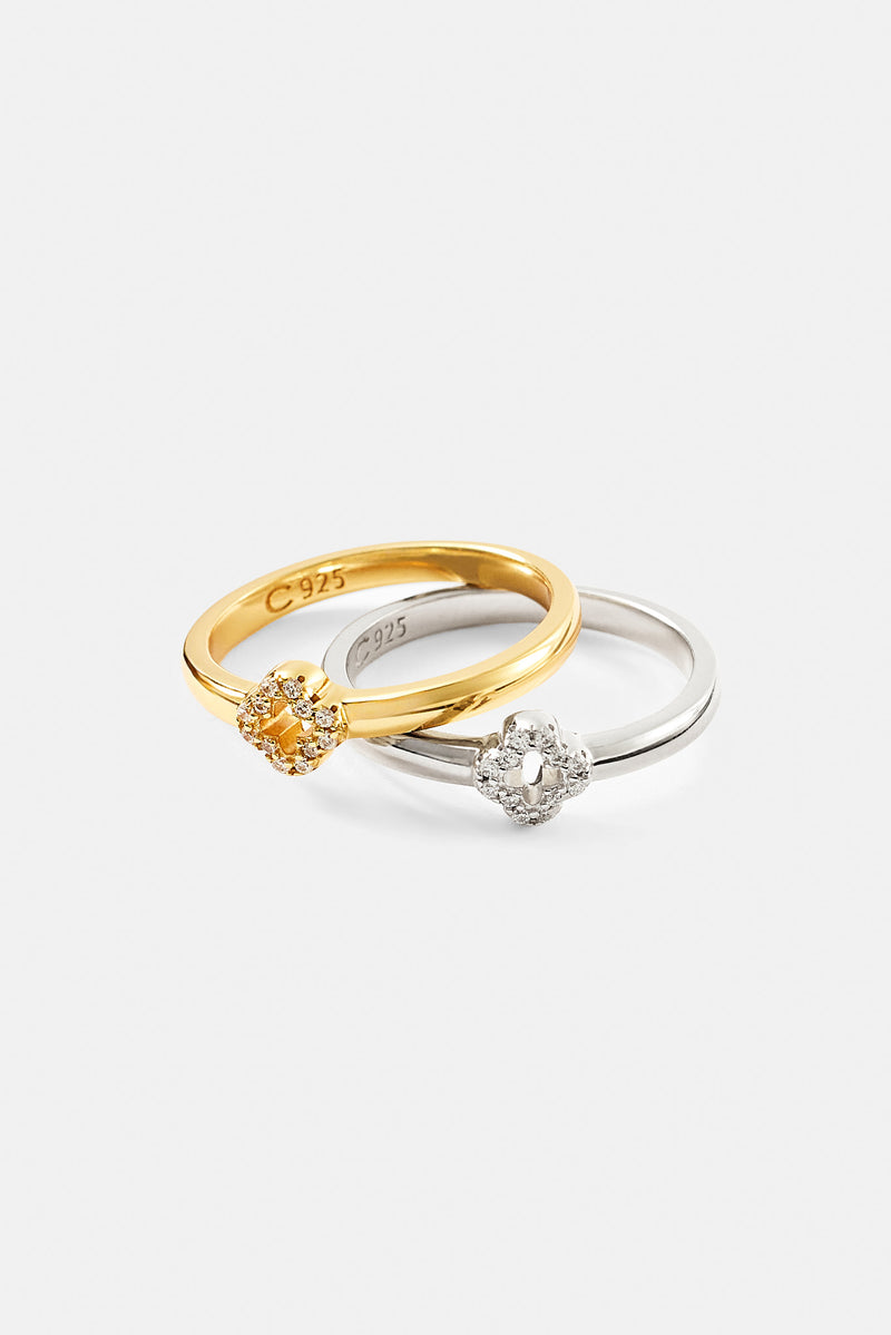 Bandring mit Eismotiv-Umriss – 6 mm