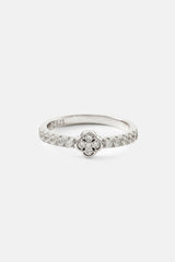 Iced Motif Ring - 6mm