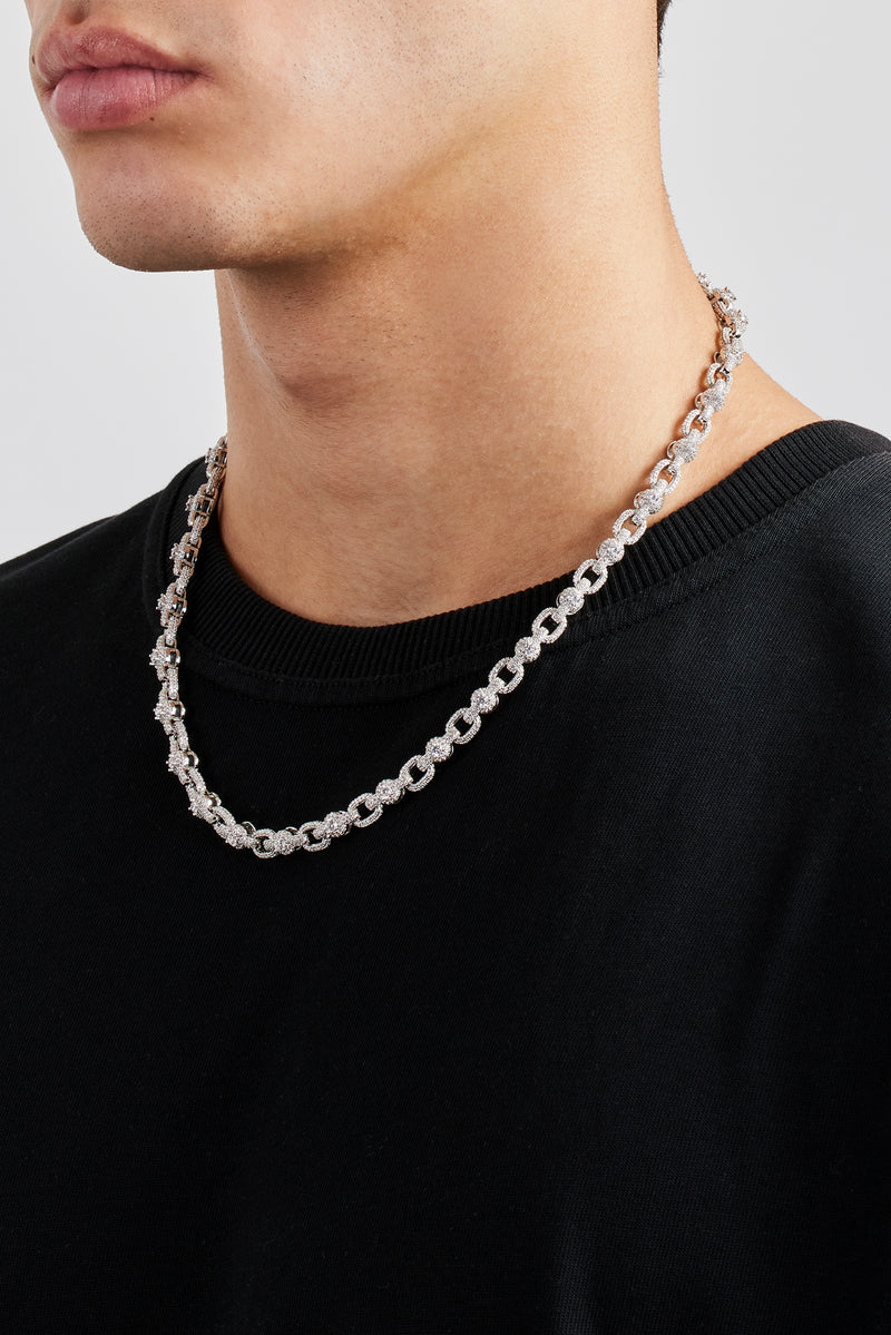 Iced Centre Connecting Link Chain - 6mm