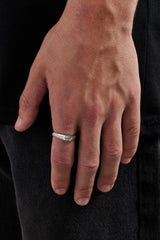 Polierter Ring mit Eismitte – 6 mm