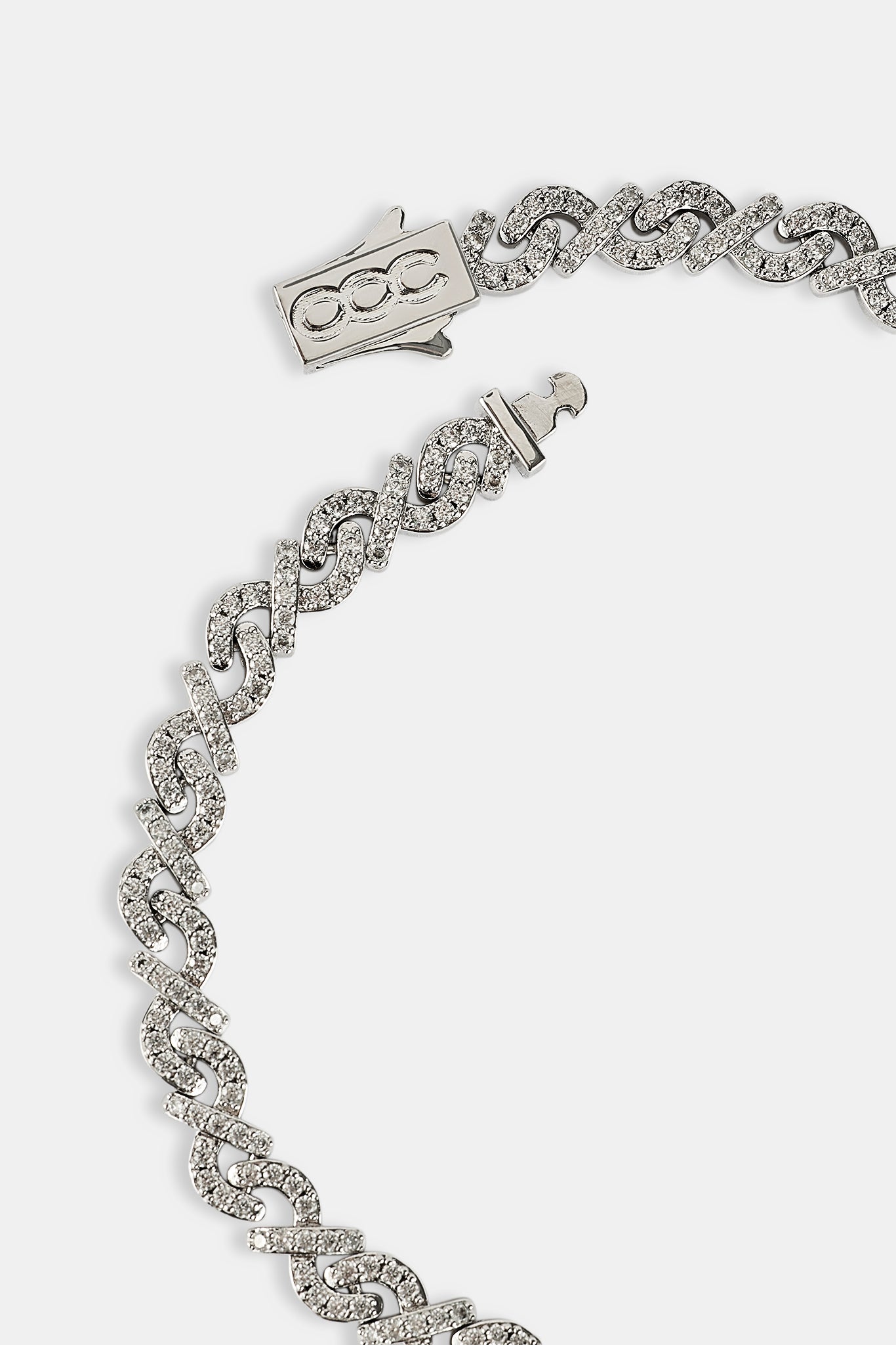 Iced Scattered Stone Chain - 6mm