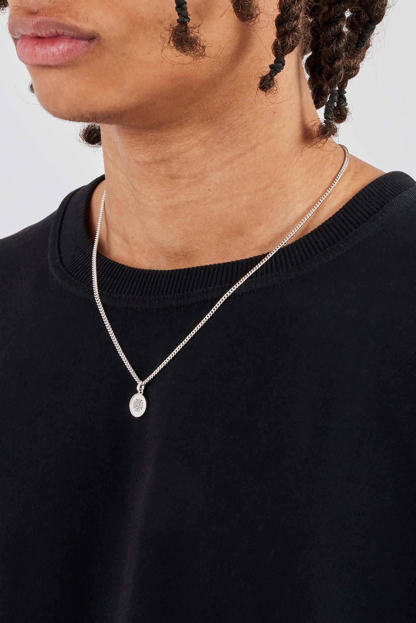 Halskette mit Mikro-Eismotiv – 12 mm