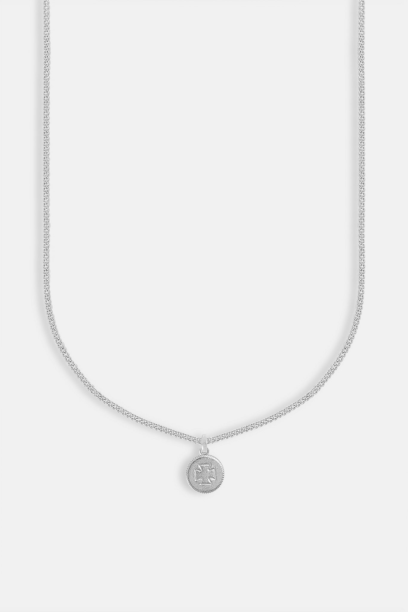 Halskette mit mikropoliertem Motiv – 12 mm