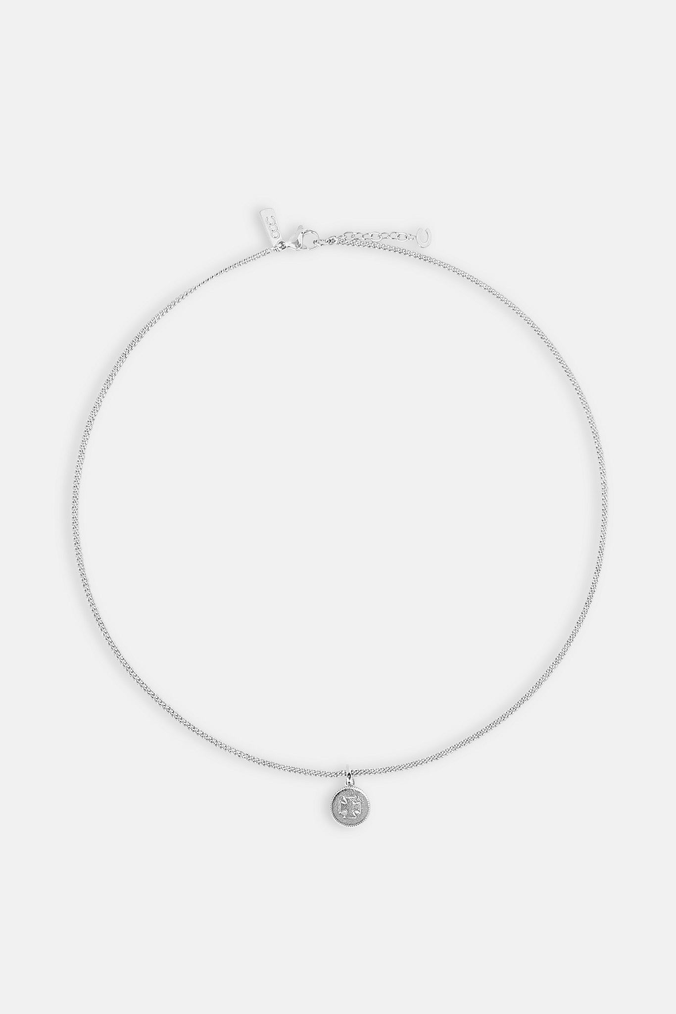 Halskette mit mikropoliertem Motiv – 12 mm