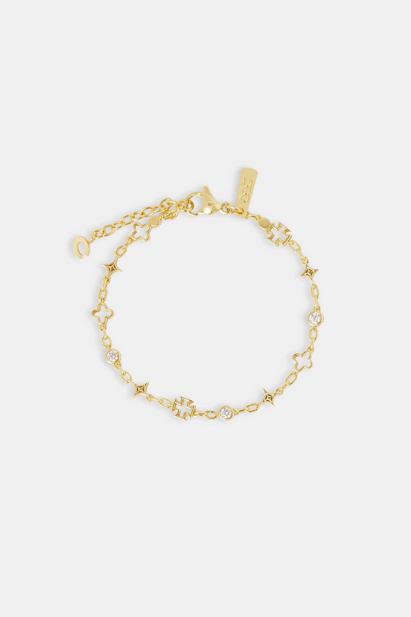 Rolo-Armband mit gemischten Motiven