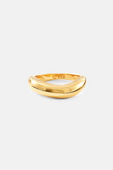 Polished Asymmetrical Band Ring - 5mm