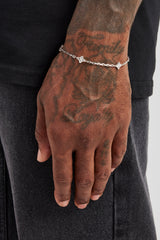 Polished Motif Rolo Bracelet - 8mm