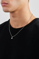 Halskette mit poliertem Motivanhänger – 8 mm