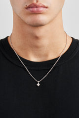 Halskette mit poliertem Motivanhänger – 8 mm