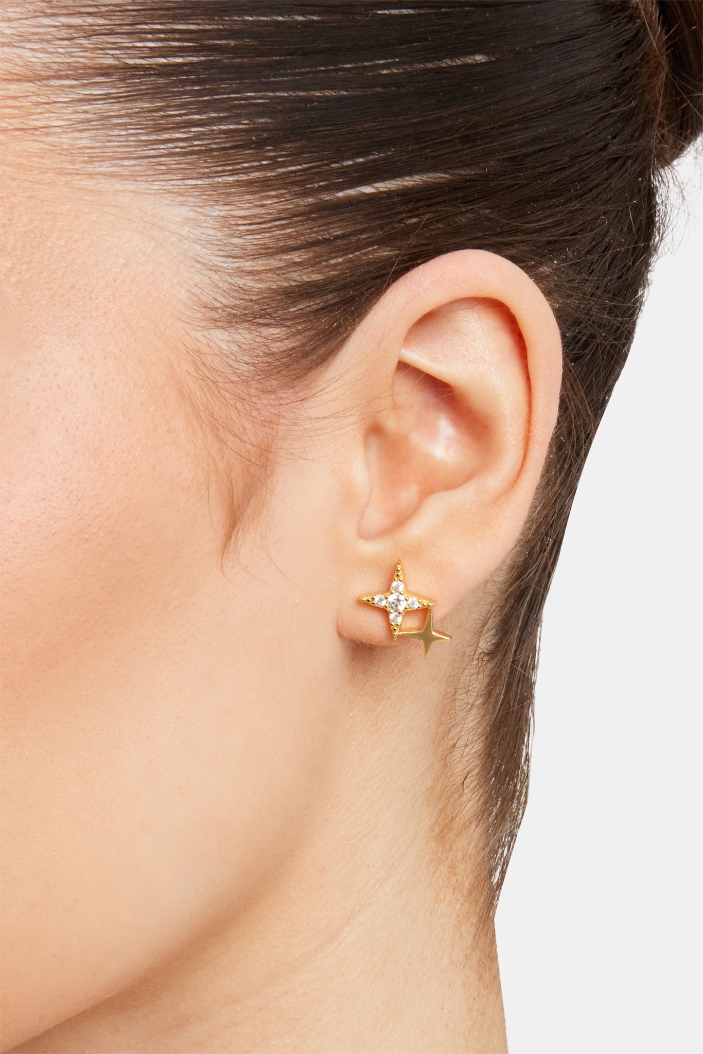 Ohrstecker mit Eisstern