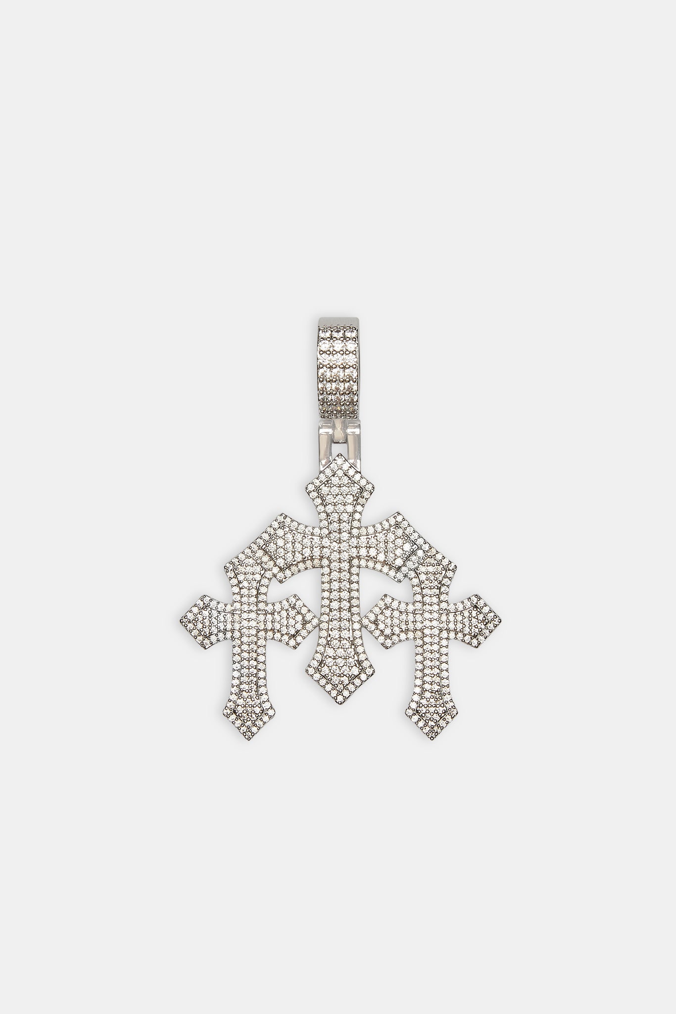 Men's Triple Cross Pendant - 35mm