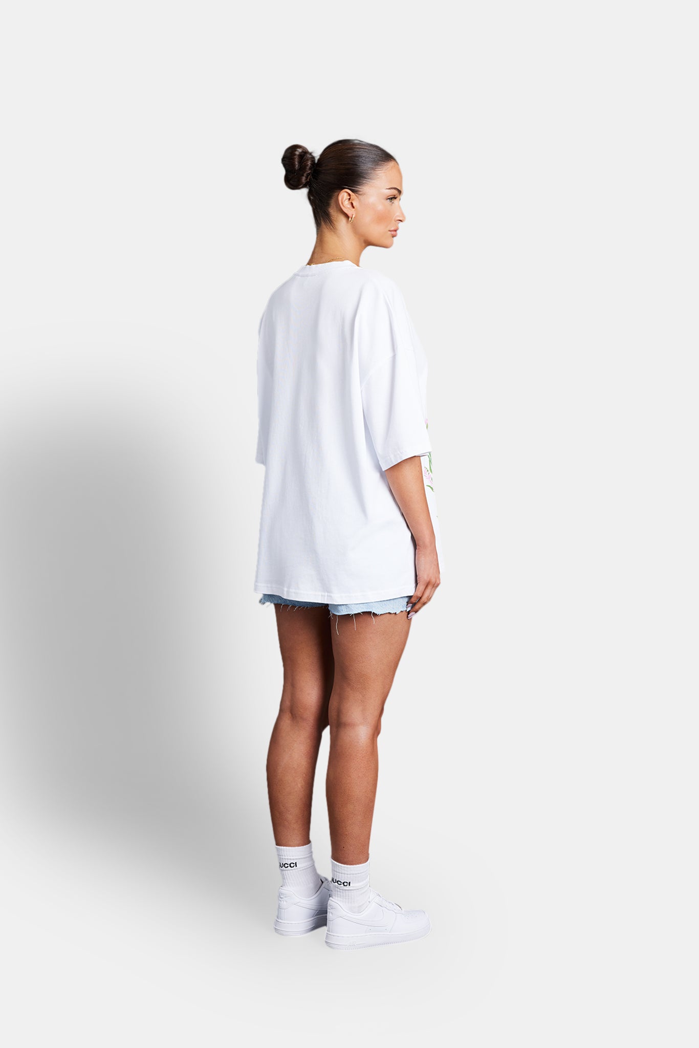 Miami Beach Hut Grafik-T-Shirt - Weiß