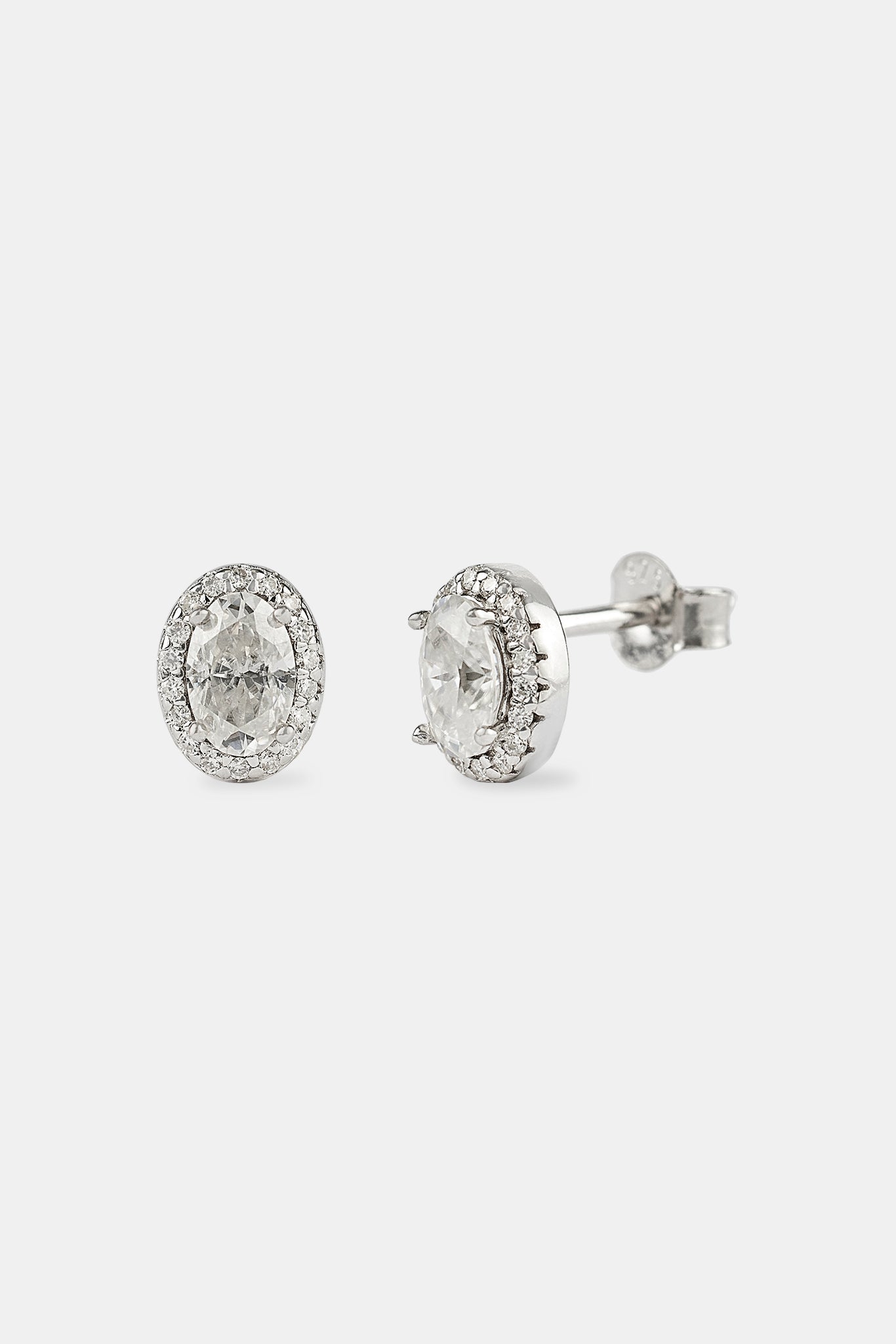 6mm Blue Flux Gemstone Stud Earrings | 925 Sterling Silver Ball Earrings