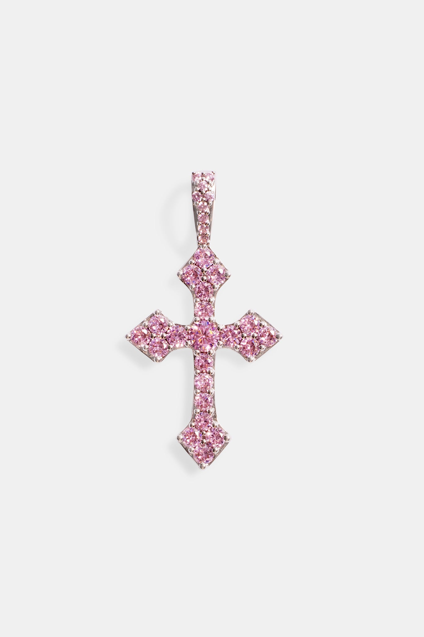 アクセサリー Glitter Iced Out Celtic Cross Necklace Iced Out