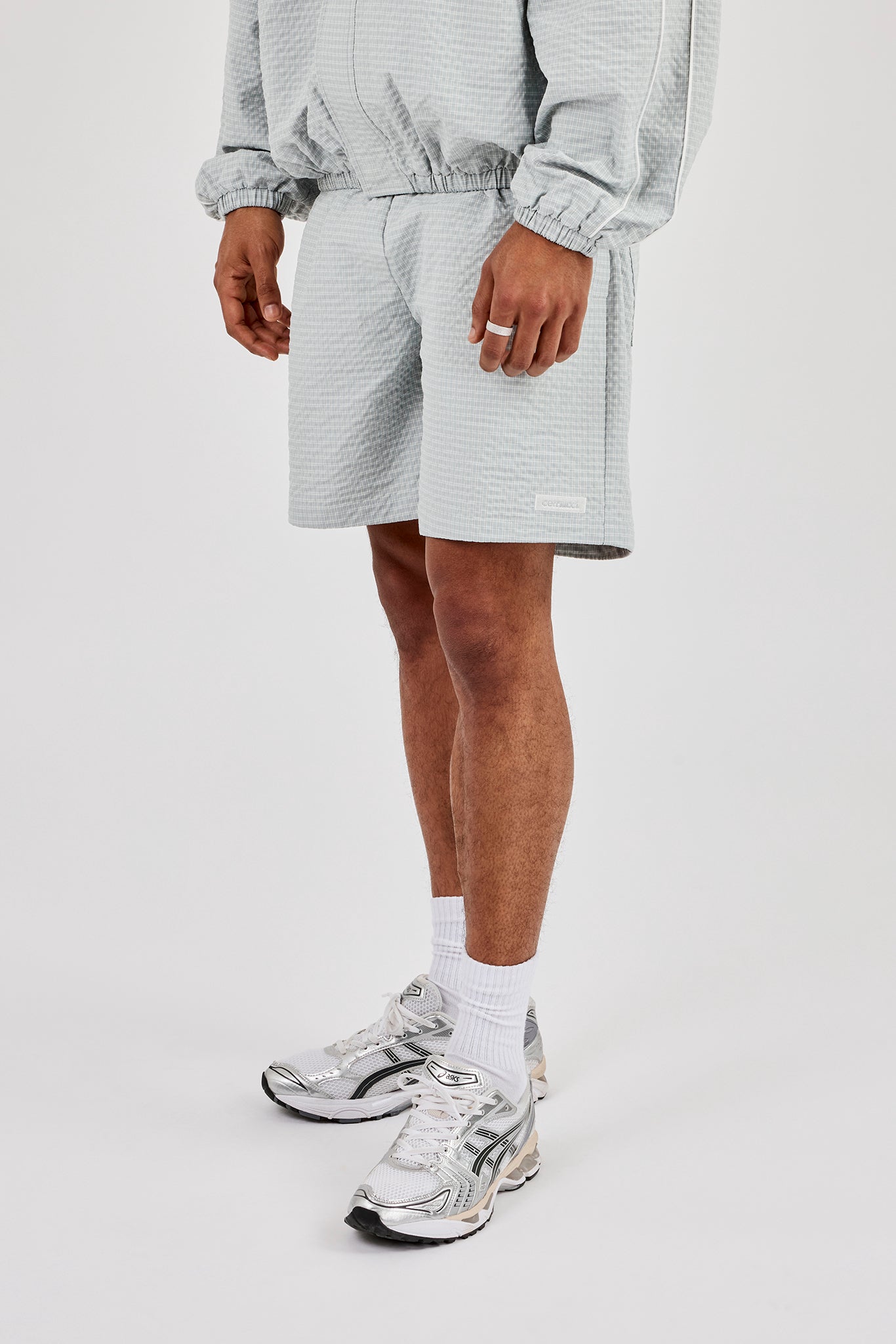 Check Relaxed Short - Green