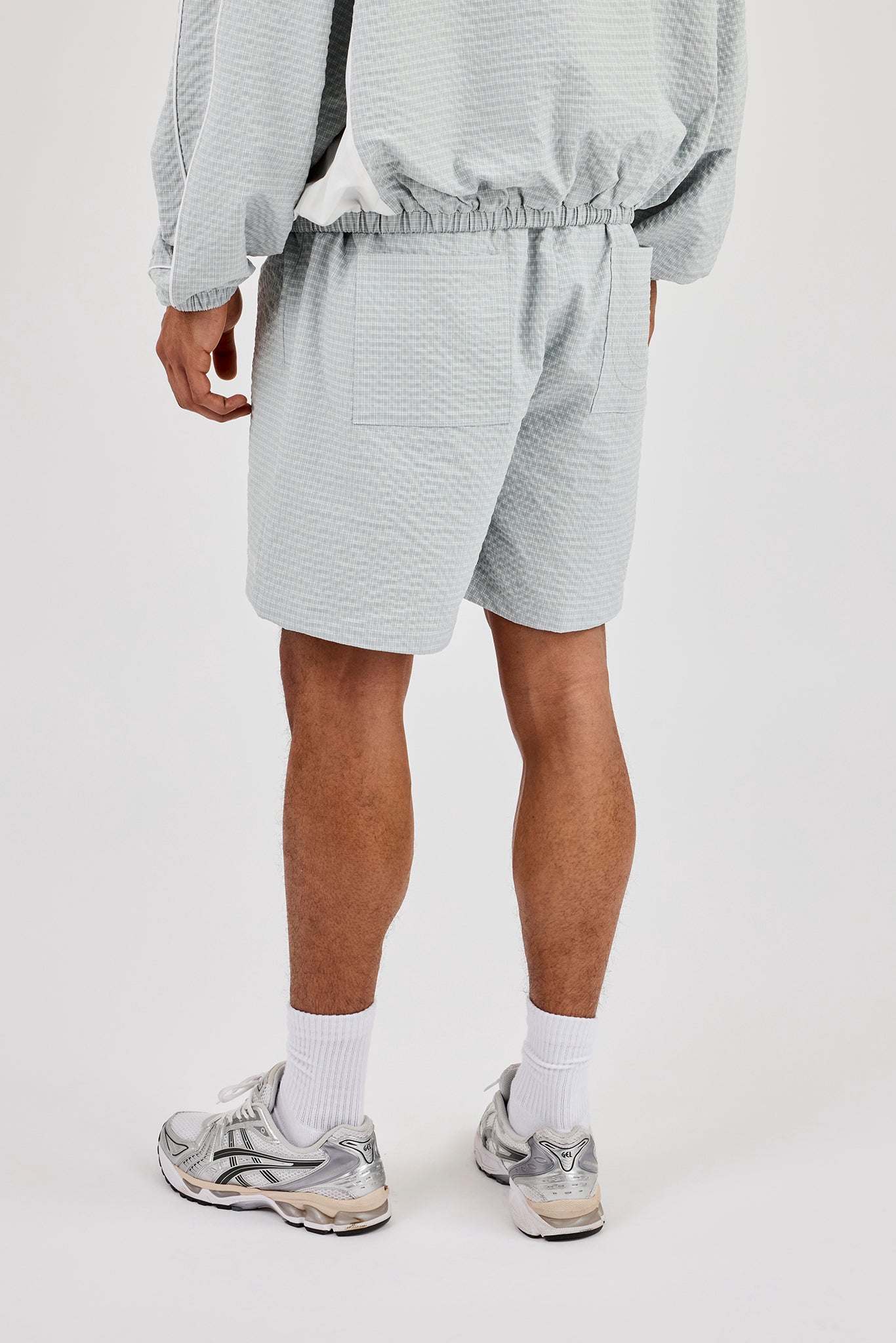 Check Relaxed Short - Green