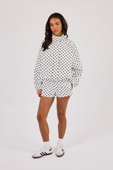 Polka Dot Jacket - White