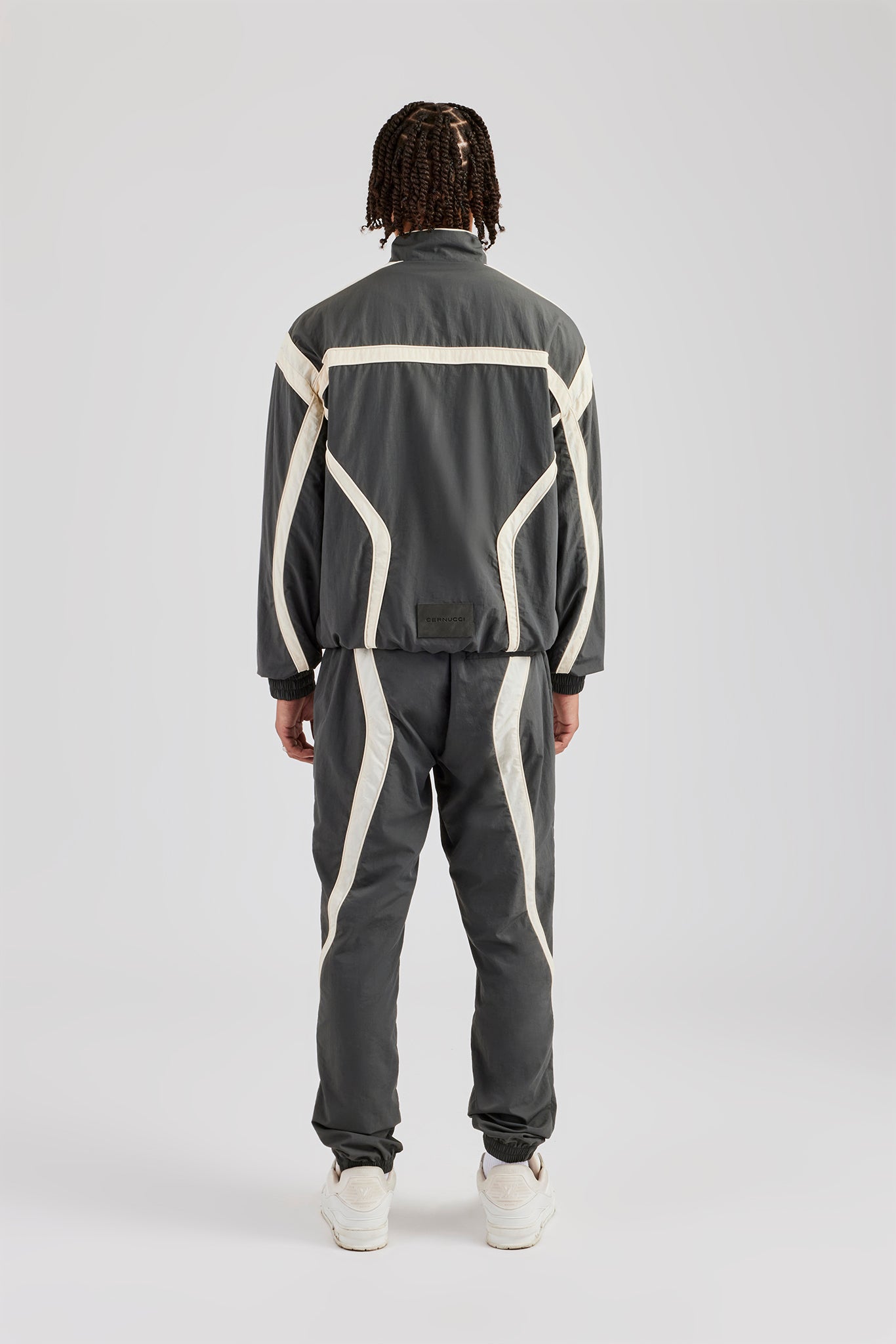 CCC Nylon Zip Through Tracksuit - Charcoal | Mens Sets | Shop