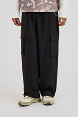 Ripstop Cargo Trouser & Star Outline Jean Chain - Black