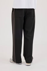 Relaxed Tape Detail Trouser - Black