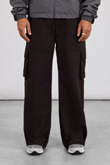 Baggy Cargo-Hose – Schwarz